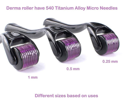 0.5mm Derma Roller for hair regrowth