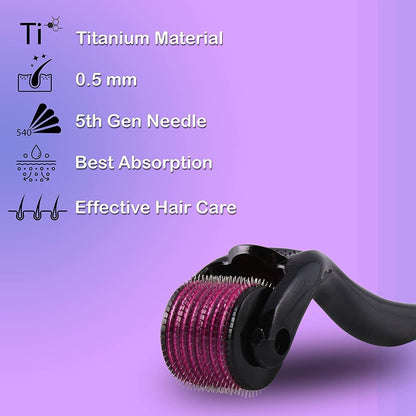 0.5mm Derma Roller for hair regrowth