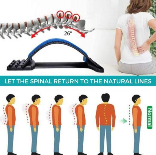Pain Relief Back Stretcher, Massager and Posture Corrector