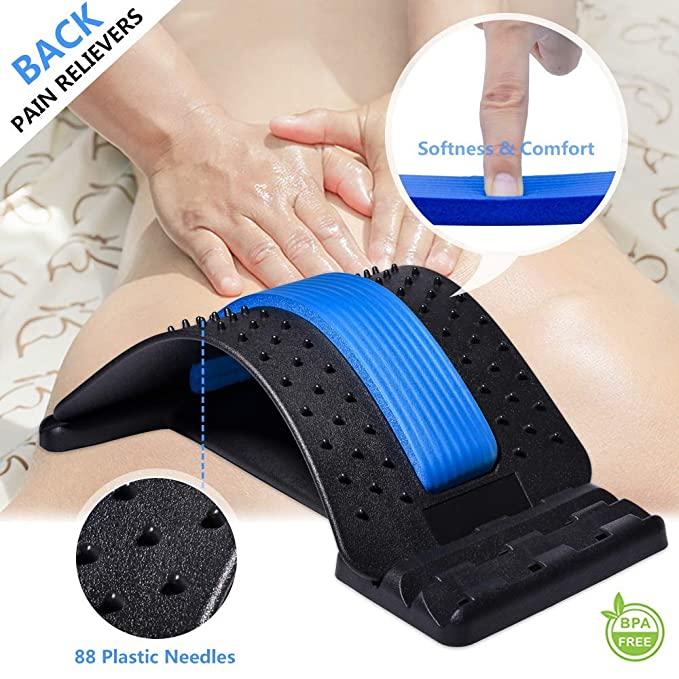 Pain Relief Back Stretcher, Massager and Posture Corrector