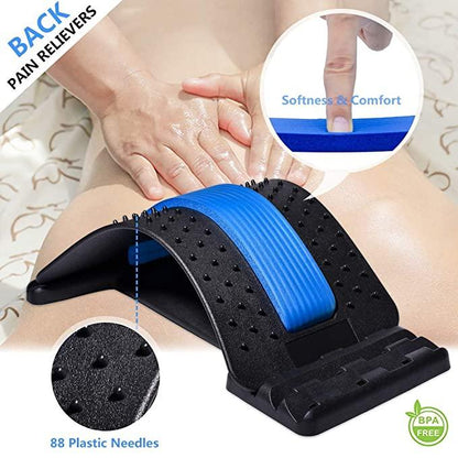 Pain Relief Back Stretcher, Massager and Posture Corrector