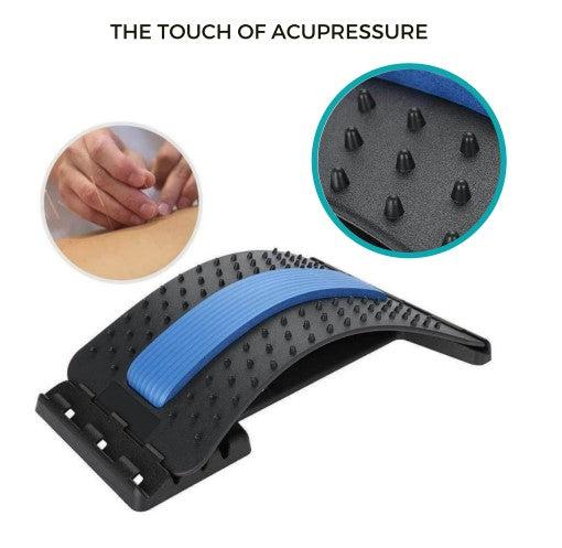 Pain Relief Back Stretcher, Massager and Posture Corrector